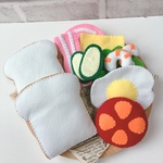 【受注製作♡送料無料】フェルト おままごと サンドイッチ