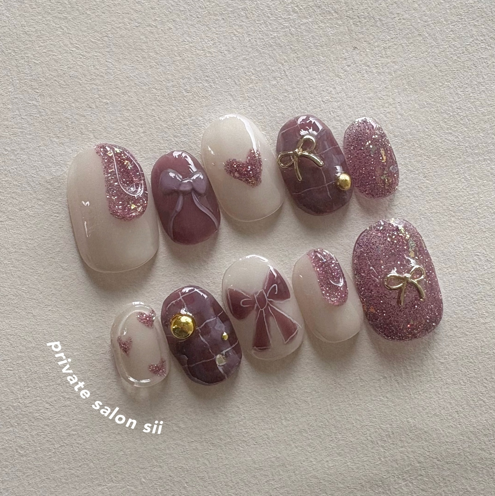 ネイルチップ フルオーダー 成人式 推し活ネイル - sii nail chip