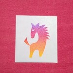 馬の消しゴムはんこA　〈受注制作〉