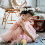 ベビードレス　チュールドレス　ベビー服　女の子チュチユ ワンピースドレス　スカートチュール　ドレス ワンピチュール　ワンピースバースデーチュール　ハーフバースデー結婚式  