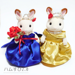 【esaia01様専用】シルバニア　サテンドレス　2着セット
