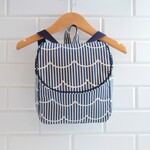 ( 'ω'o[ し様ご予約品 ]o　安全サポートハーネス付ベビーリュック　フリルストライプ