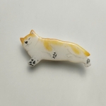 柴犬のブローチ (ゴロンその4)