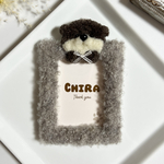 カワウソ　トレカケース　ハンドメイド　パンチニードル