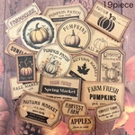 ハロウィンステッカー19pieceコラージュ　ラッピング　インテリアetc