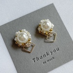 オープン記念価格【パールビジューピアス/イヤリング】結婚式　オケージョン　ブライダル普段使い　小ぶり