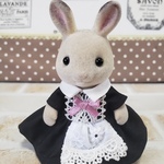 ハンドメイド　シルバニアファミリー　アウトフィット　メイド　制服