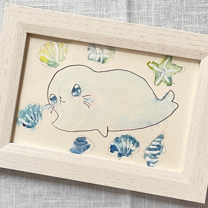 わたしはわたしの道へ進むわ「あざらし」原画