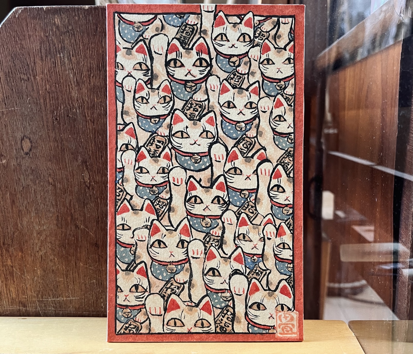絵「何の気なしの猫」