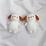 もこもこ犬のあみぐるみ🐶🤎