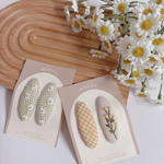 “ 手刺繍 おはな ヘアクリップ ” ベビーヘアクリップ　キッズヘアクリップ　刺繍ヘアクリップ　キッズアクセサリー ヘアアクセサリー