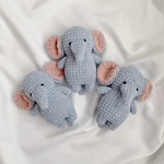 もちもちキラキラゾウさんのあみぐるみ🐘💙