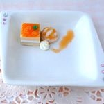 オレンジケーキミニお皿
