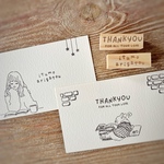 【単品】テキストスタンプ *Thankyou