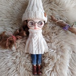 ☆xraimux様専用ページ ☆ブライスアウトフィット　アラン模様のセーター　blythe