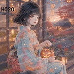 H020  オリジナルステッカー オリジナル人物ステッカー ステッカー シール りまりま  RimaRima