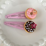 《セット価格》ドーナツのパッチンピン♡2本セット♡5cm