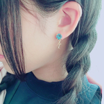 スワロフスキーピアス/イニシャルピアス
