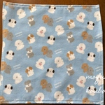 new  ハンドタオル（抱っこちゃん）水色