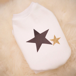 裏毛プリントタンク  Wスター