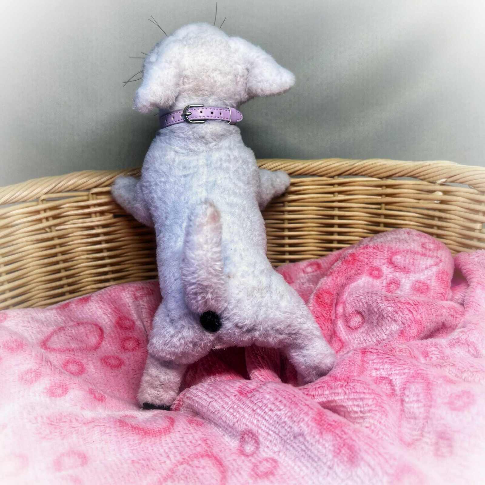 愛犬といつも一緒のサリーちゃん　アートドール　ハンドメイド作品　ぬいぐるみ　人形 アートドール『カラ』,子犬, - SandraArt | minne byGMOペパボ 国内