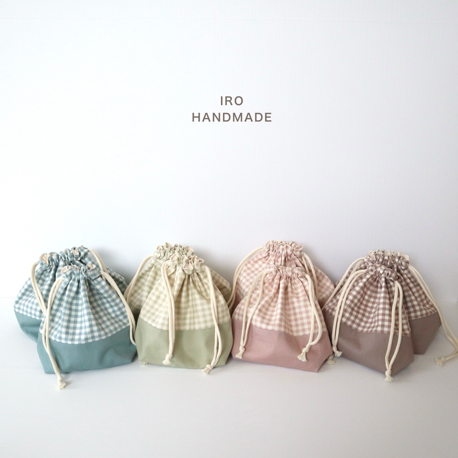 ✳︎特別価格✳︎ ハンドメイド お弁当袋3点セット Make your own drawstring bag in any size you like | Custom