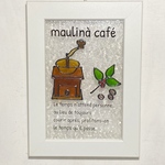 おうちカフェmoulin a cafeステンドグラス風ギャラリーグラスアート