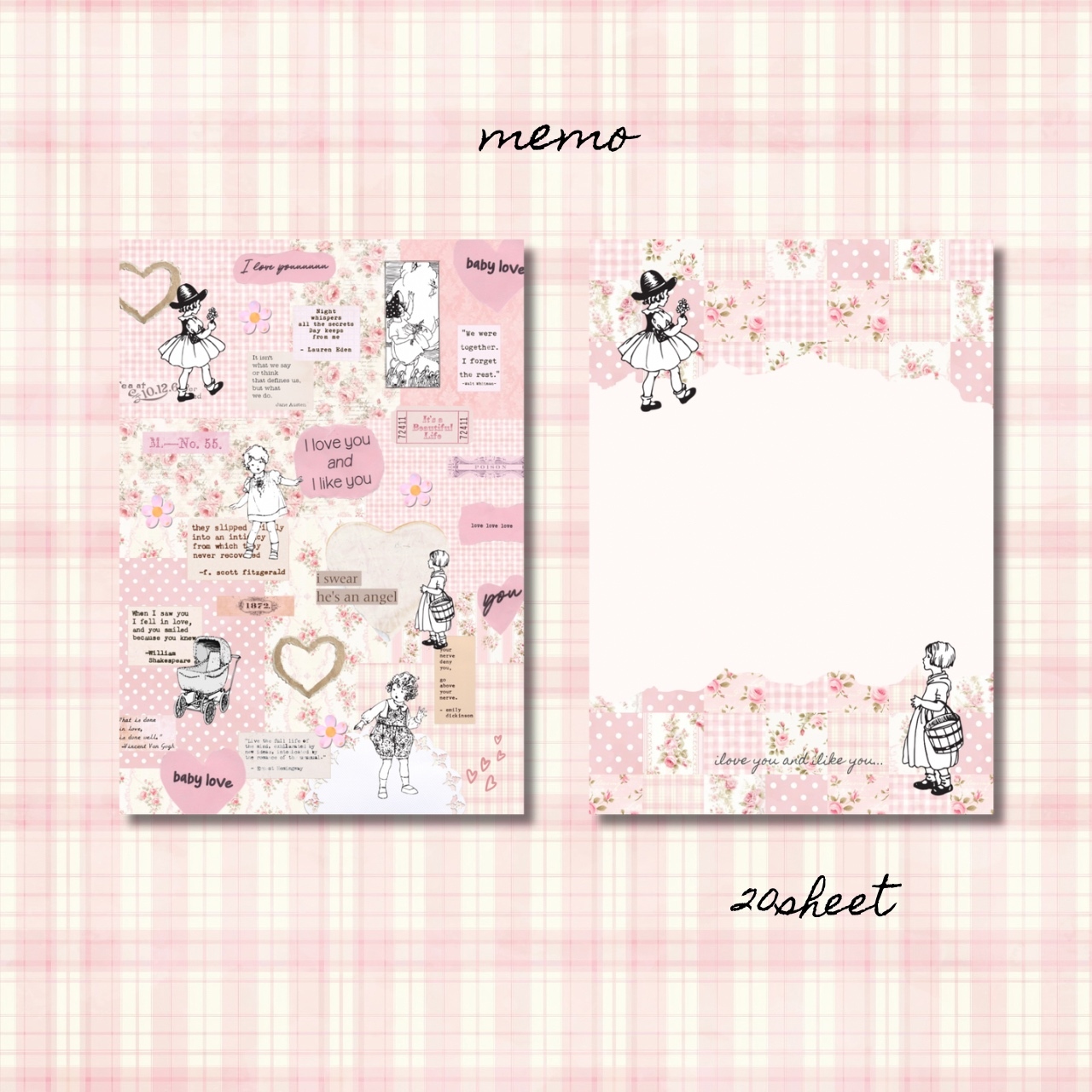 sweet memories】デザインペーパー 10枚入 - yuu-tukuru | minne byGMO