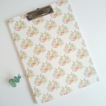 カルトナージュのA4バインダー（Flower Rabbit)