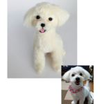 羊毛フェルト　うちの子　愛犬オーダー