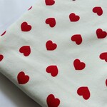 【再入荷可能】【30フライスニット】小さなハート　レッド