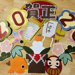 壁面飾り【お正月＊2026】　和紙たっぷり　