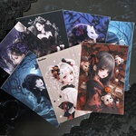 RimaRimaオリジナルシール  ダークムーンハロウィン DARK MOON HALLOWEEN sticker〜りまりま