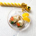 ミニチュア居酒屋🏮生牡蠣🦪ストラップ