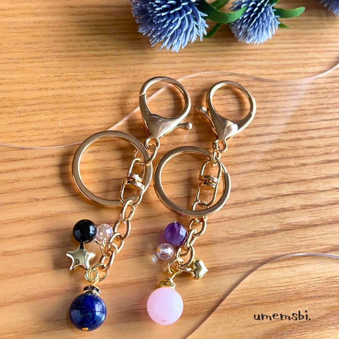 ハンドメイド ペアストラップ カップル ペア - キーホルダー・ストラップの人気通販 | minne