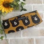 ラミネート 歯ブラシポーチ　ペンケース   くま柄　歯ブラシケース