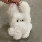 ふわふわ　うさぎさんぬいぐるみキーホルダー
