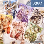 S851★Qimeng chang★PET素材シール6種類セット