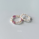 秋桜(コスモス)のリング🩰⌇スイートピンク