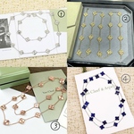 ✨クローバー 四葉 お花✨ネックレス 20P✨高品質S925製✨