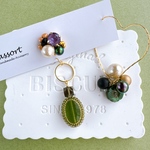 華雫 アシンメトリーピアス(イヤリング)