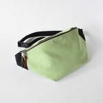 【cha****様オーダー品】大きめ◇ボディバッグ◇グリーンのこだわり帆布