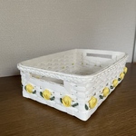 【送料込み】(受注製作)かご バスケット　クラフトバンド