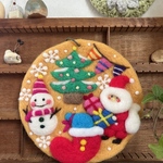 クリスマス　タペストリー  ❣️送料無料　雪だるま　サンタ　プレゼント