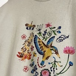 ⭐︎M様専用⭐︎ワケ有り【送料無料】手染め紅型のデイゴとカワセミのTシャツ