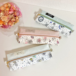 リバティ×シャボン刺繍のペンケース　メモリーズオブレイン