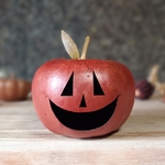 シックなハロウィン　アンティーク調ジャック・オー・ランタン (中)