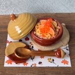 ミニチュア 『ドングリ鍋の炊き込みご飯セット』 ミニチュアフード ドールハウスミニチュア 秋