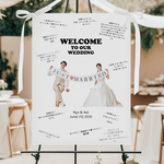 最短翌日発送！ ゲスト参加型 寄せ書きウェルカムボード 結婚証明書 ウェディングツリー