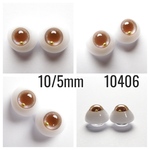 10406 ✤ 10/5mm ドール用アイチップ 3DTYPE
